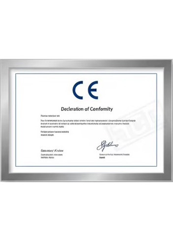 CE declaration of conformity