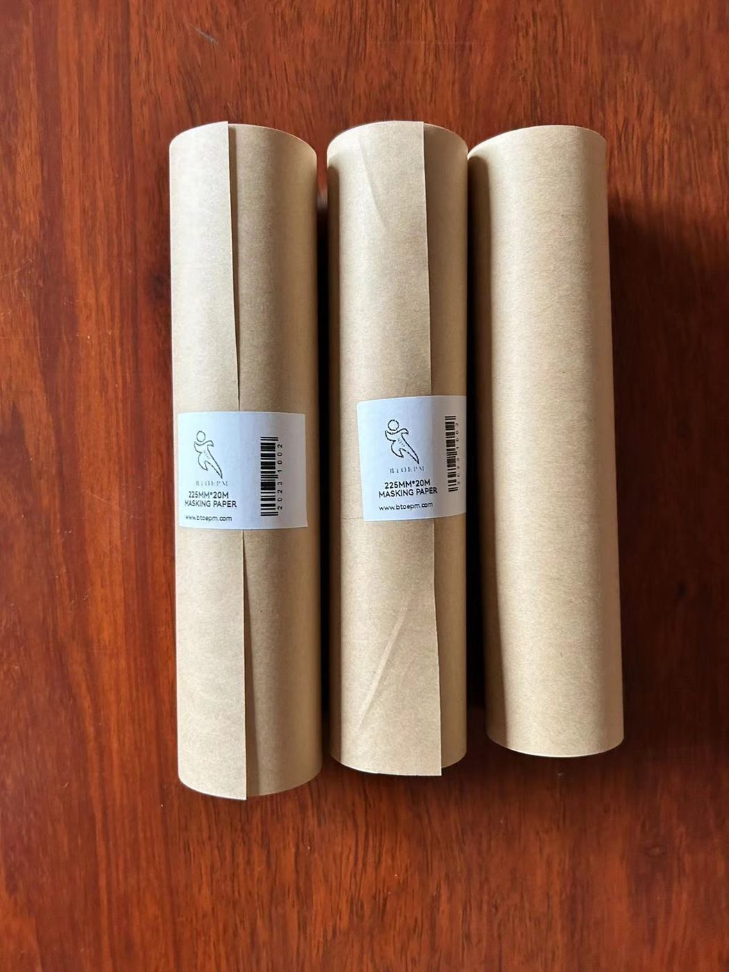BTO masking paper rolls 225mm x 20m